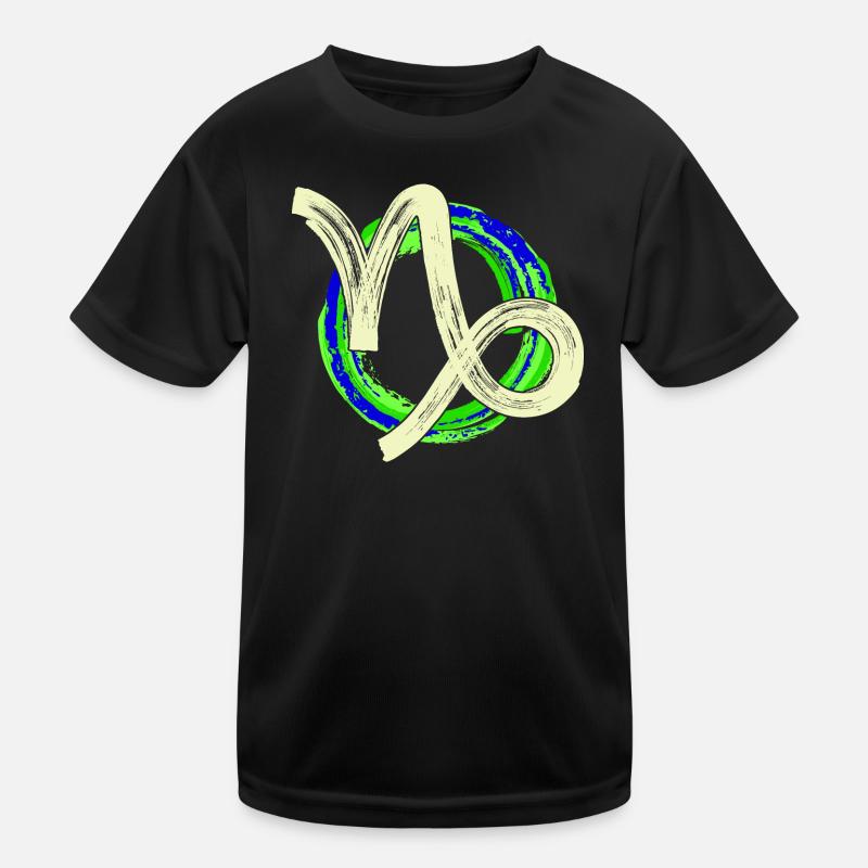 Astrologie Sternzeichen Steinbock Galaxie Esoterik Kinder Funktions-T-Shirt