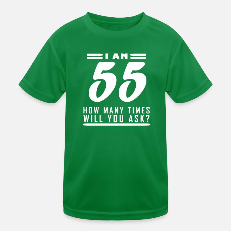 J’ai 55 ans – 55e anniversaire cadeau T-shirt sport Enfant