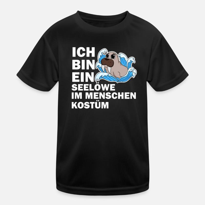 Walross Kinder Funktions-T-Shirt