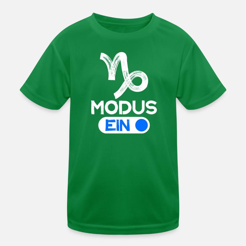 Tierkreis Steinbock Esoterik Statement Astronomie Kinder Funktions-T-Shirt