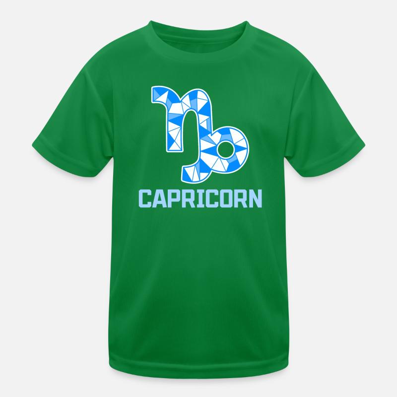 Sternzeichen Steinbock Sterndeutung Horoskop Kinder Funktions-T-Shirt
