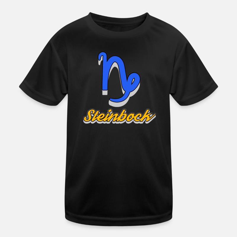 Aberglaube Esoterik Steinbock Horoskop Sternbild Kinder Funktions-T-Shirt