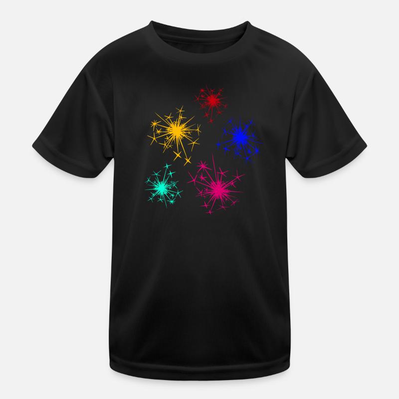 tolle geschenkideen, silvesterfeuerwerk Kinder Funktions-T-Shirt