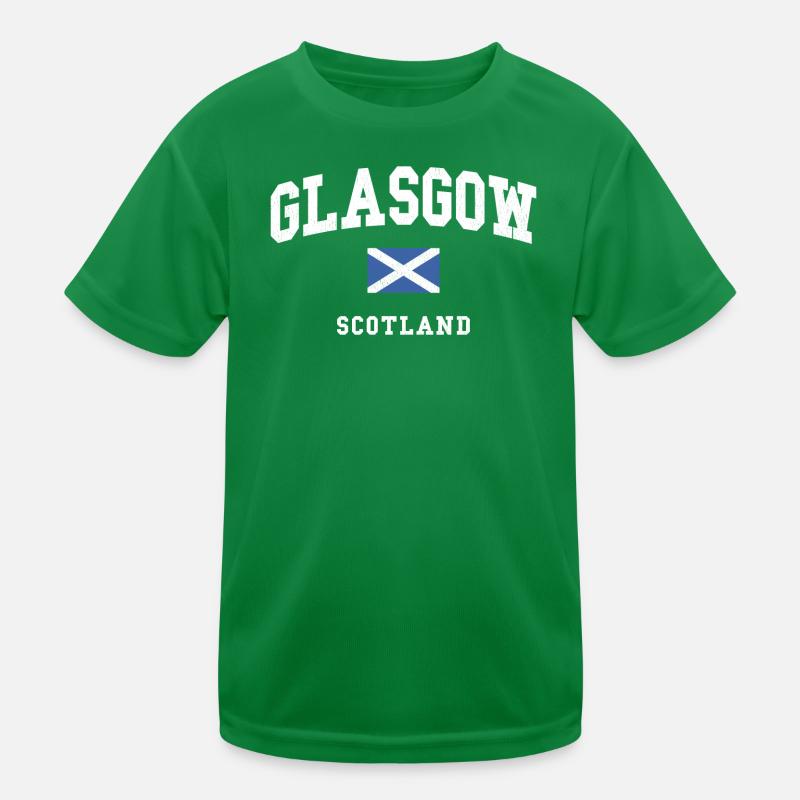 Graphique du drapeau de l’Écosse de Glasgow T-shirt sport Enfant