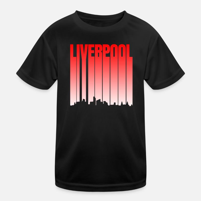 Pente de la ligne d’horizon de Liverpool T-shirt sport Enfant