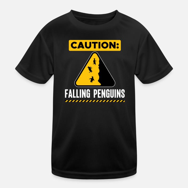 Seevogel Pinguin Tier Vögel Südpol Statement Kinder Funktions-T-Shirt
