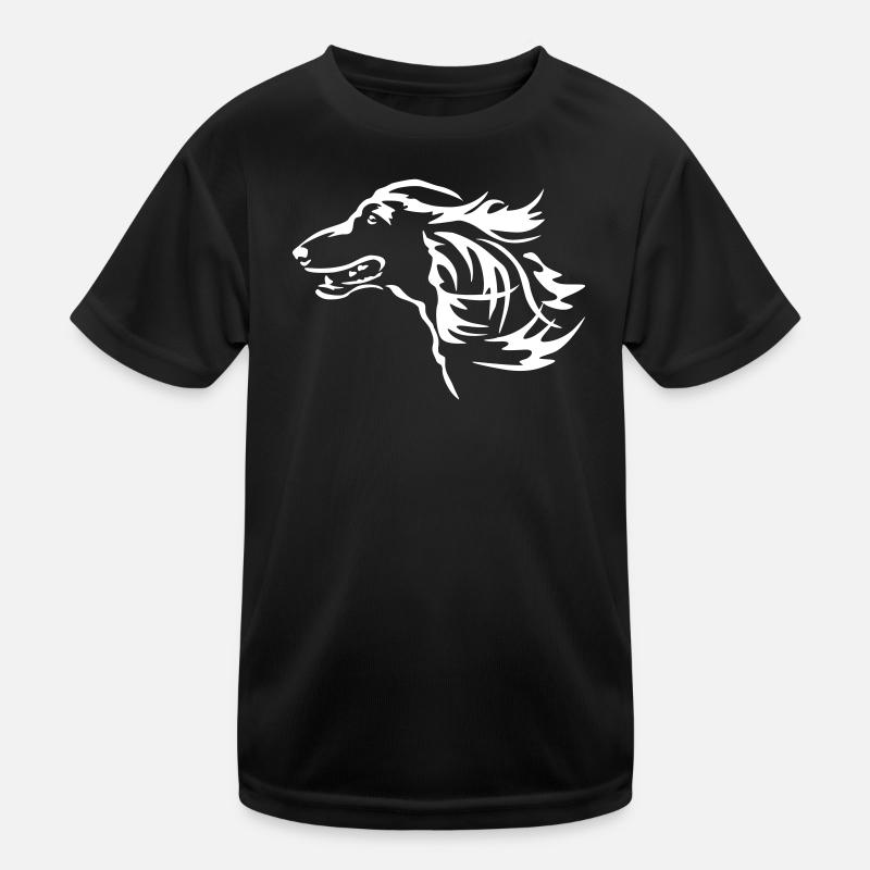 Afghane Kopf "Black Edition" Kinder Funktions-T-Shirt