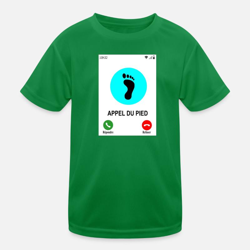 Appel du pied T-shirt sport Enfant