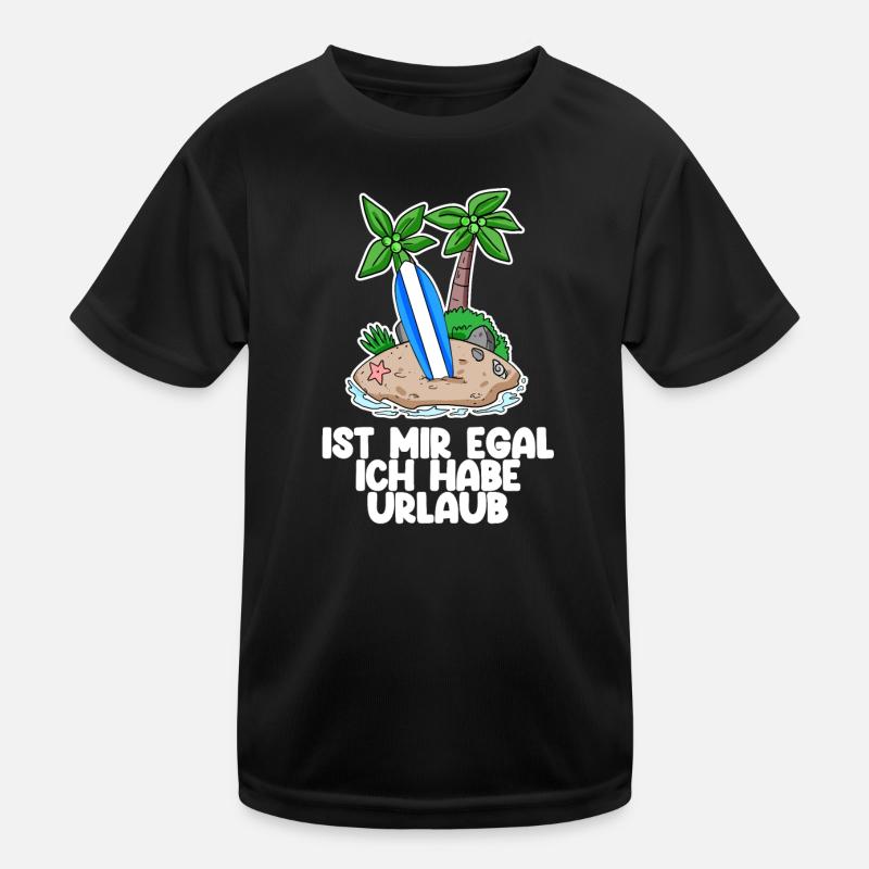 Urlaub Kinder Funktions-T-Shirt