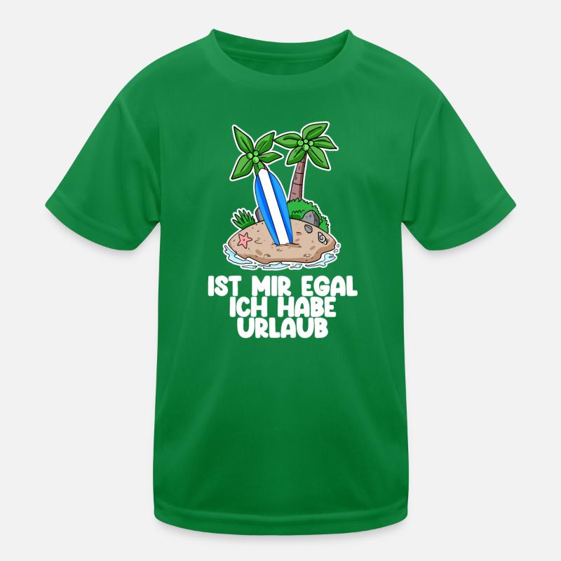 Urlaub Kinder Funktions-T-Shirt
