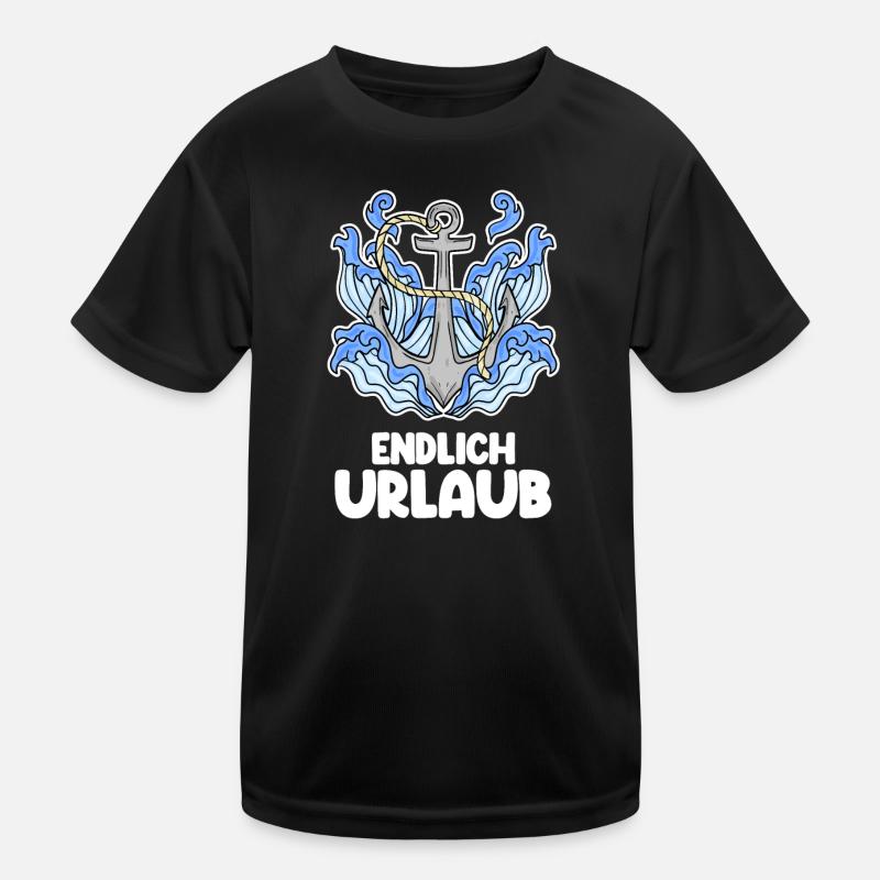 Urlaub Kinder Funktions-T-Shirt