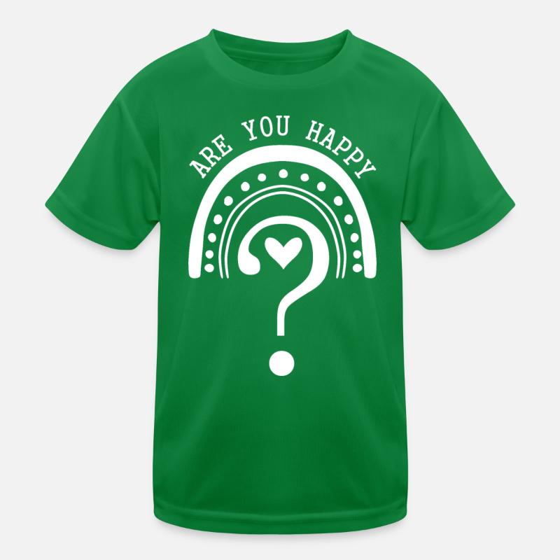 Êtes-vous heureux? T-shirt sport Enfant