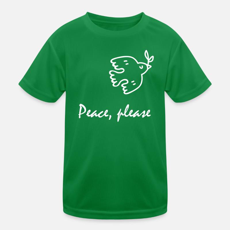 Peace, please, Friedenstaube Kinder Funktions-T-Shirt