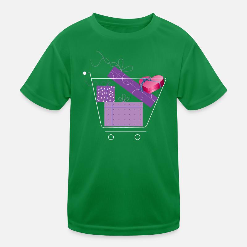 Panier avec cadeaux T-shirt sport Enfant