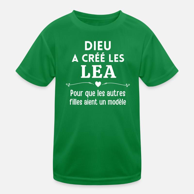 Léa, prénom Léa, anniversaire Léa T-shirt sport Enfant