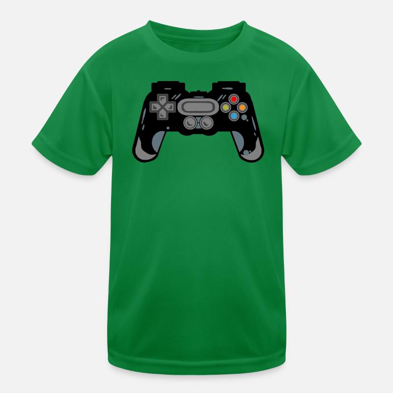 Silhouette de manette rétro T-shirt sport Enfant