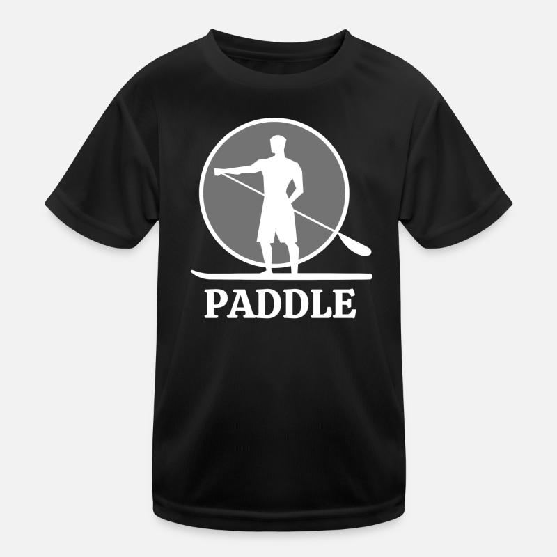Paddle, paddle, paddle fan, paddle boarding Kids Functional T-Shirt