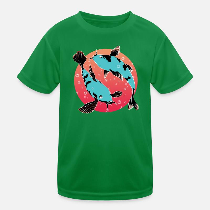 Carp Koi | Japanese ornamental fish Kids Functional T-Shirt