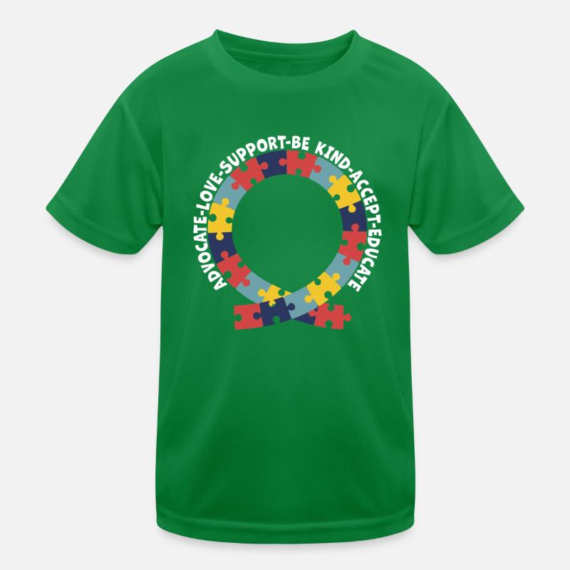 Advocate Love Support Accept Be Kind Kinder Funktions-T-Shirt