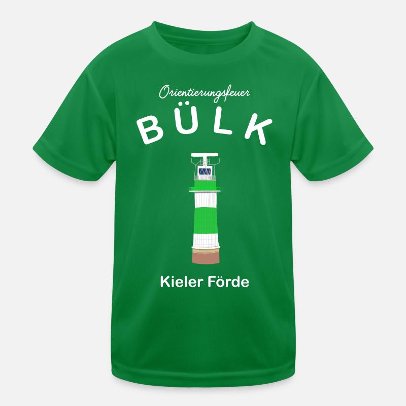 Leuchtturm Bülk, Kieler Förde, Ostsee Kinder Funktions-T-Shirt