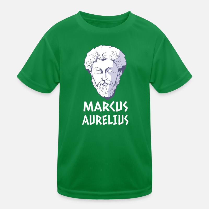 Markus Aurelius Mark Aurel Römischer Kaiser Kinder Funktions-T-Shirt