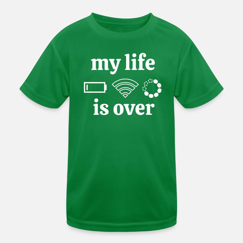 internet, internet connection, geek Kids Functional T-Shirt