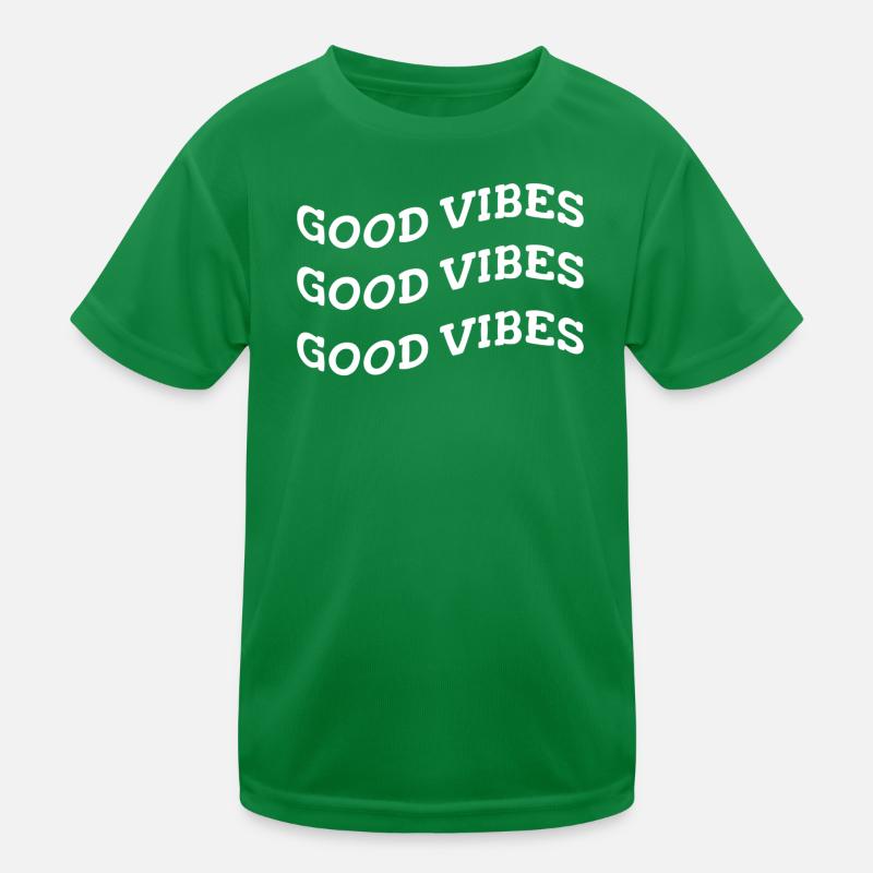 good vibes Kids Functional T-Shirt