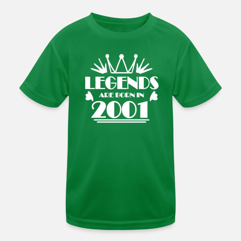 2001 - Né en 2001 T-shirt sport Enfant