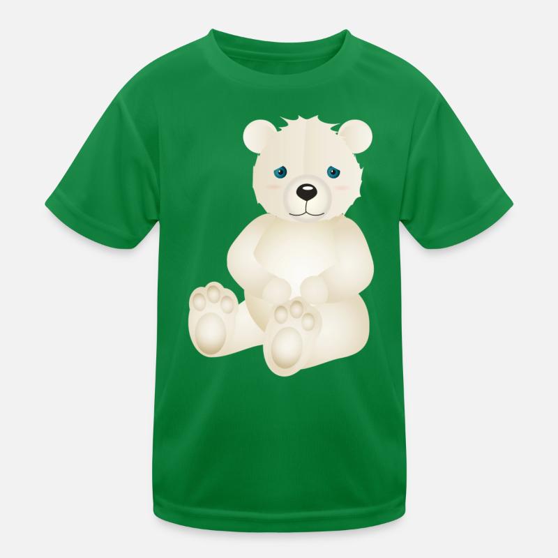 zauberhafter Eisbär als tierischer Begleiter Kinder Funktions-T-Shirt