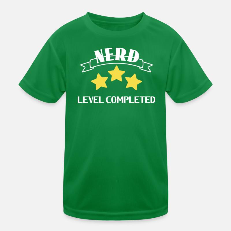 Nerd - Streber Kids Functional T-Shirt