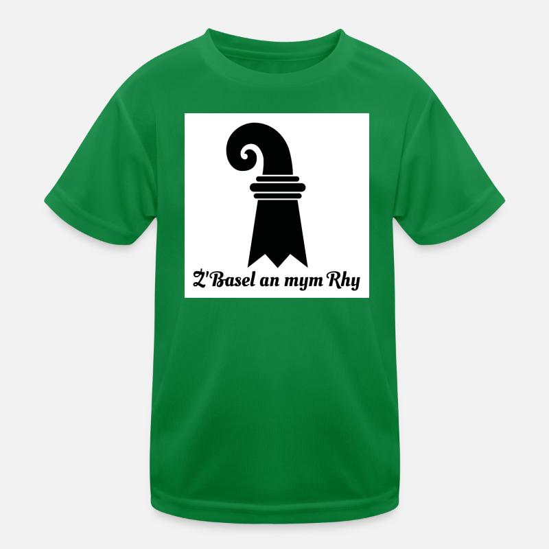 Basel am Rhein Kinder Funktions-T-Shirt