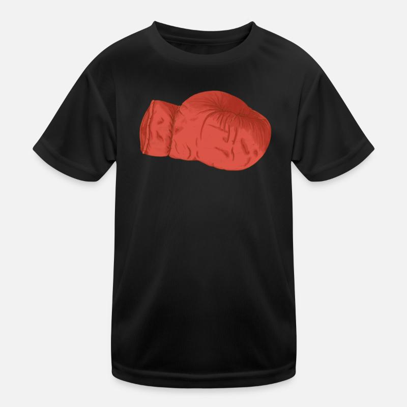 red boxing glove boxing martial arts Kids Functional T-Shirt