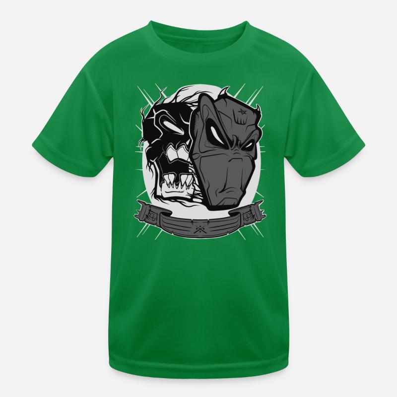 Devil mask Kinder Funktions-T-Shirt