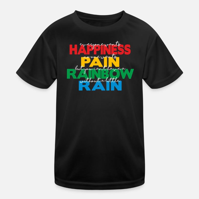 Bonheur (sombre) T-shirt sport Enfant