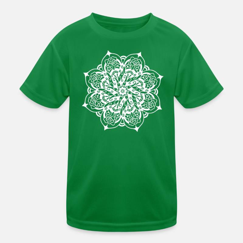 Mandala Kinder Funktions-T-Shirt