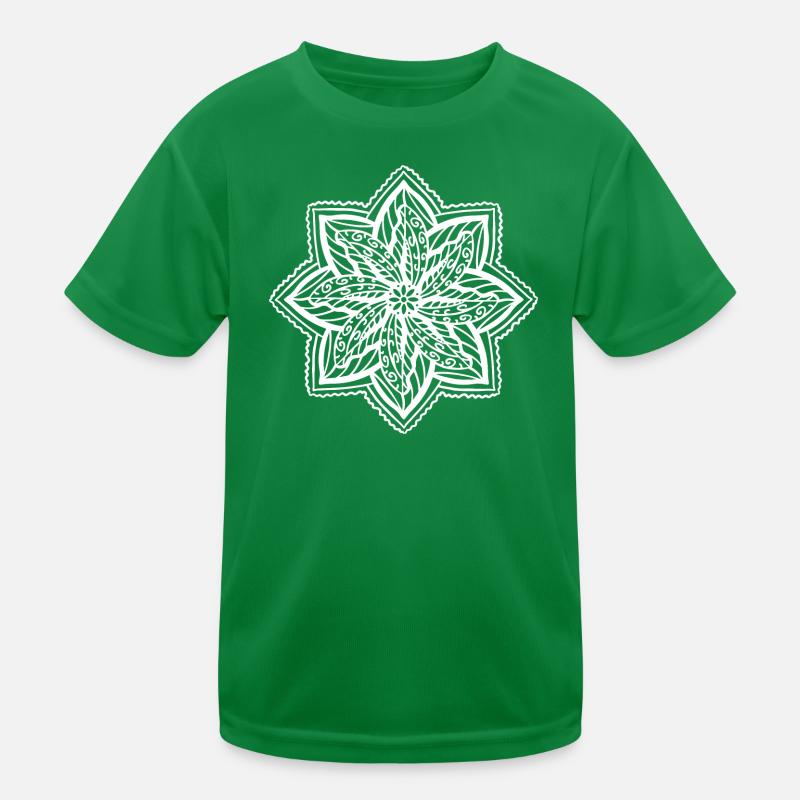 Mandala Kinder Funktions-T-Shirt