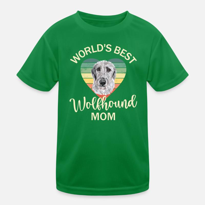 Irischer Wolfshund Kinder Funktions-T-Shirt