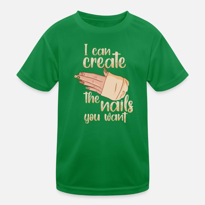 Je crée les ongles que vous voulez manucure T-shirt sport Enfant
