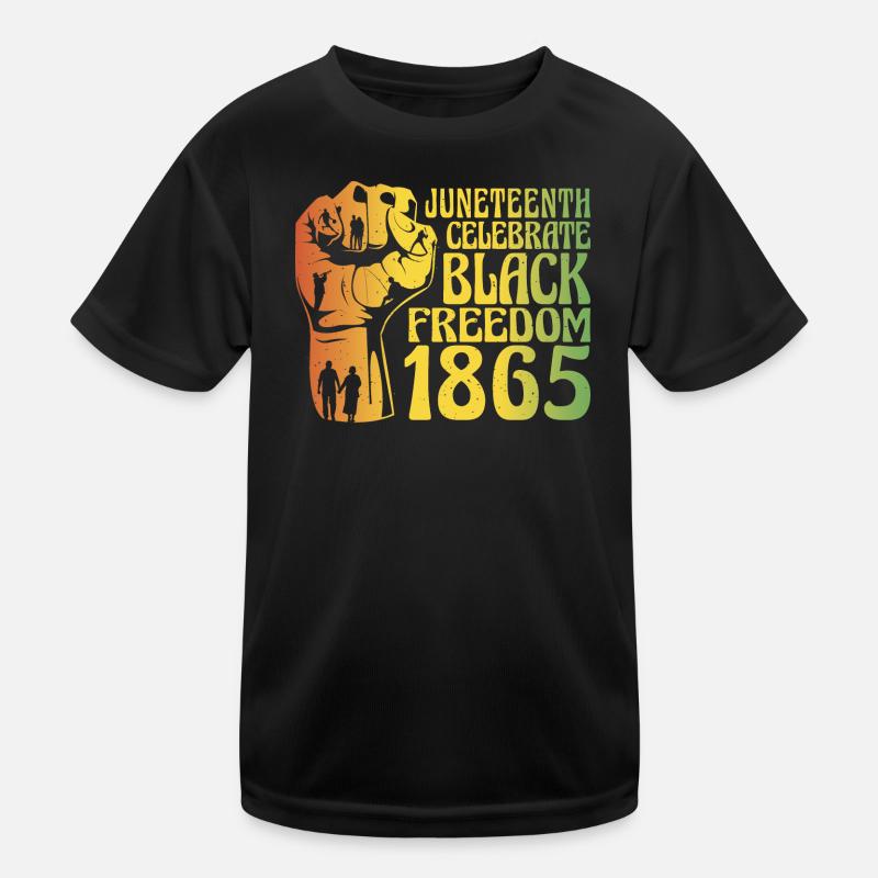 Juneteenth Black Freedom 1865 Kinder Funktions-T-Shirt