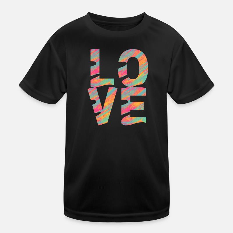LIEBE Kinder Funktions-T-Shirt