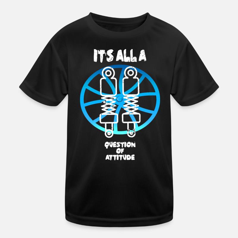 Fahrwerk Einstellung Kinder Funktions-T-Shirt