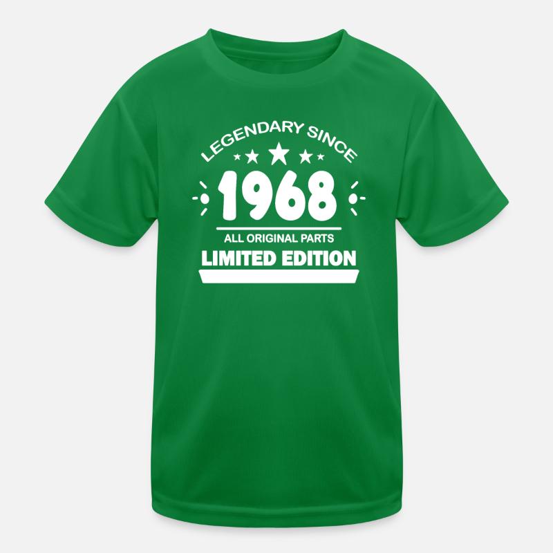 1968 - Born 1968 - Built in 1968 Kids Functional T-Shirt