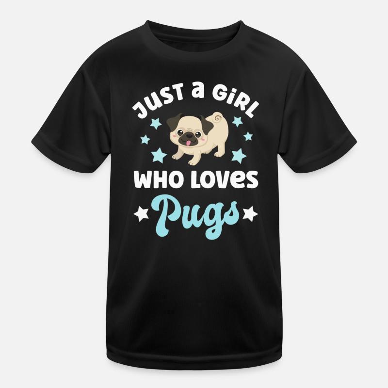 Dog Pug Pugs Pugs Kids Functional T-Shirt