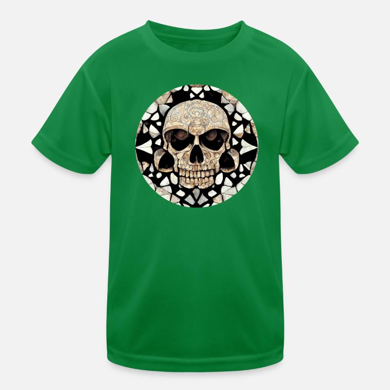 Maya-Kunst - Stammesschädel Kinder Funktions-T-Shirt