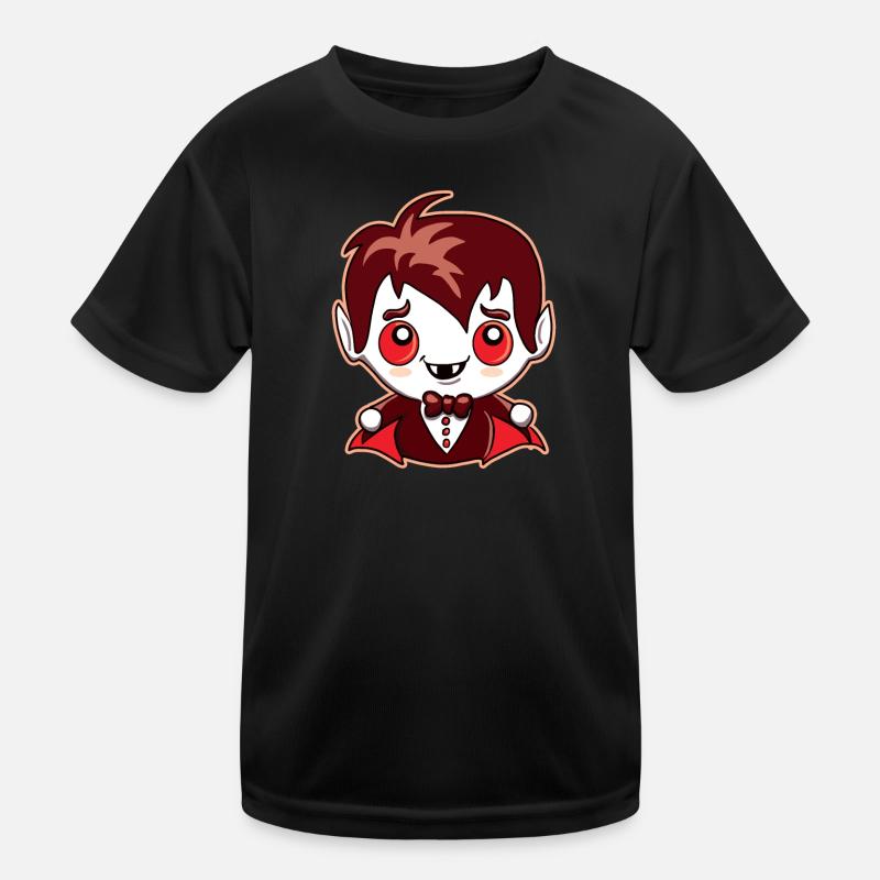 Mignon Petit Vampire T-shirt sport Enfant