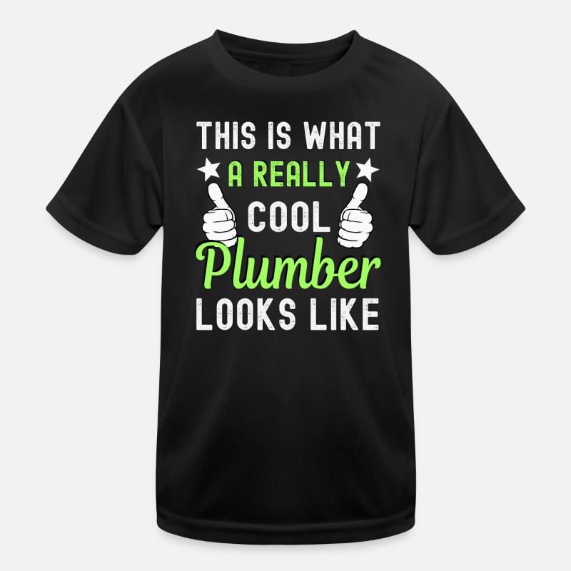 Klempner Kinder Funktions-T-Shirt