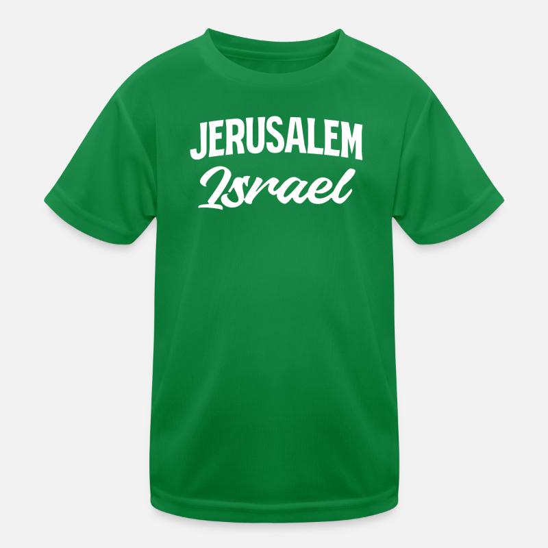 Style d’écriture Israël de Jérusalem T-shirt sport Enfant