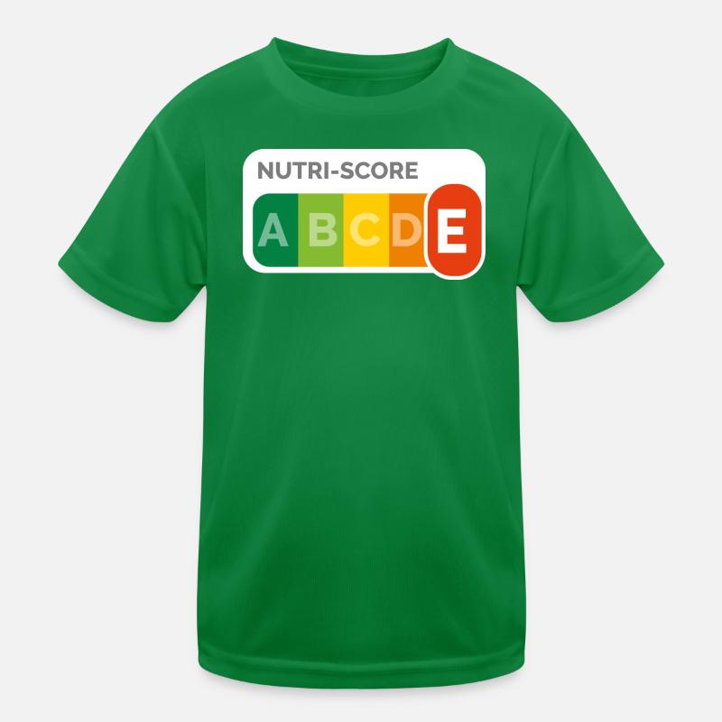 Nutri score E T-shirt sport Enfant