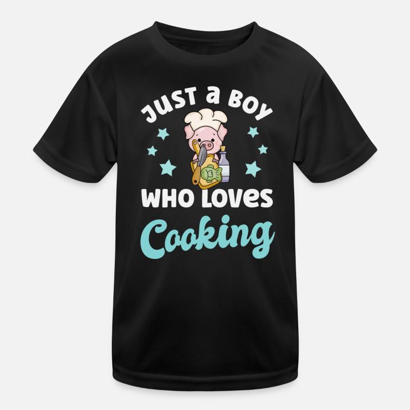 Koch Kochen Kinder Funktions-T-Shirt