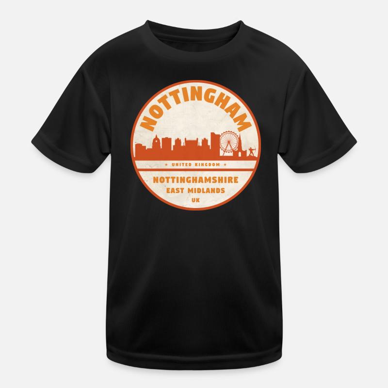 Insigne de la Skyline de Nottingham T-shirt sport Enfant